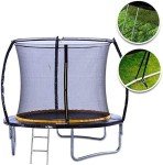 Kanga 8ft Premium Trampoline with Safety Enclosure