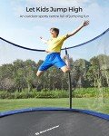 SONGMICS 305cm Round Outdoor Trampoline with Safety Net