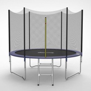 Galactica 8FT Round Trampoline with Safety Enclosure