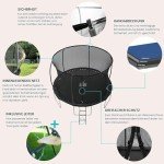Black Edition Zero Gravity Ultima 4 Trampoline 8ft