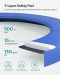 SONGMICS 305cm Round Outdoor Trampoline with Safety Net