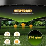 Devoko GS Certified Outdoor Trampoline with Safety Net