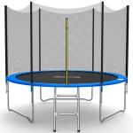 Galactica 8FT Round Trampoline with Safety Enclosure
