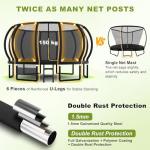 Devoko GS Certified Outdoor Trampoline with Safety Net