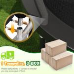 Devoko GS Certified Outdoor Trampoline with Safety Net