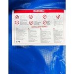 Galactica 8FT Round Trampoline with Safety Enclosure