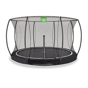 EXIT Toys Black Edition 12ft Inground Trampoline