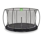 EXIT Toys Black Edition 12ft Inground Trampoline