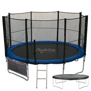 PlayActive Kids Trampoline with Safety Enclosure - 8ft