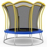 COSTWAY 10FT Round Trampoline with Safety Net