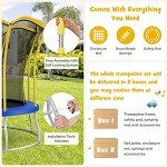 COSTWAY 10FT Round Trampoline with Safety Net