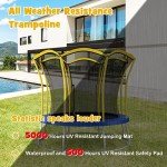 COSTWAY 10FT Round Trampoline with Safety Net