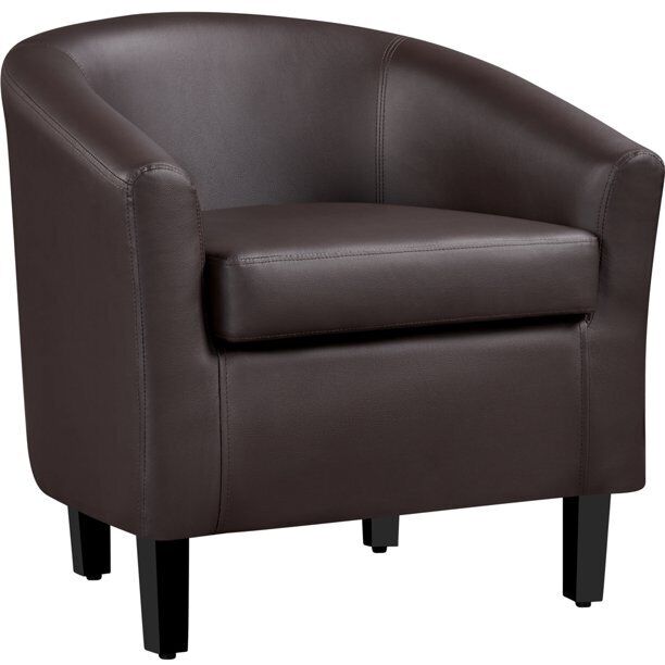 Modern Upholstered Barrel Accent Chair