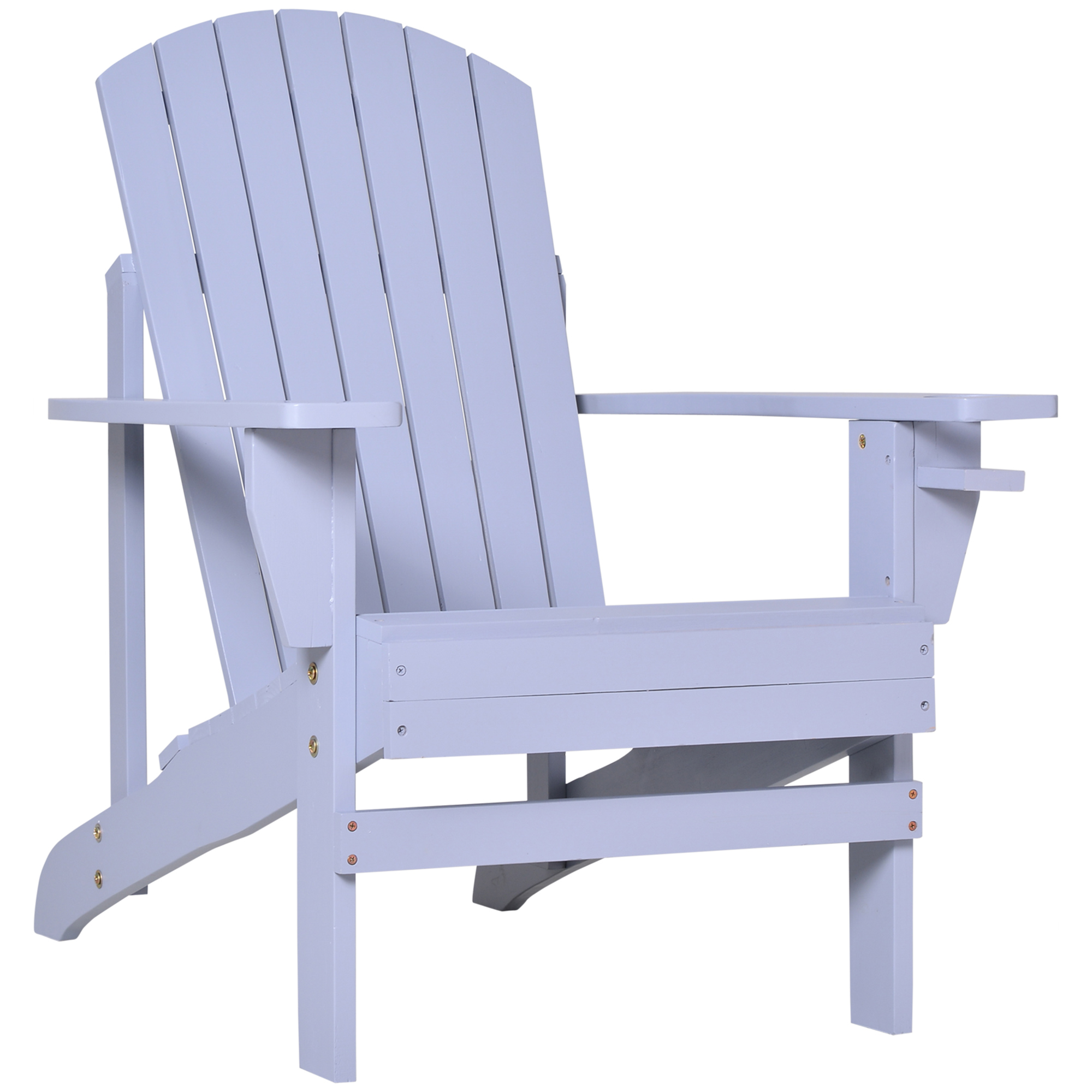 Wooden Outdoor Adirondack Chair with Patio Seating