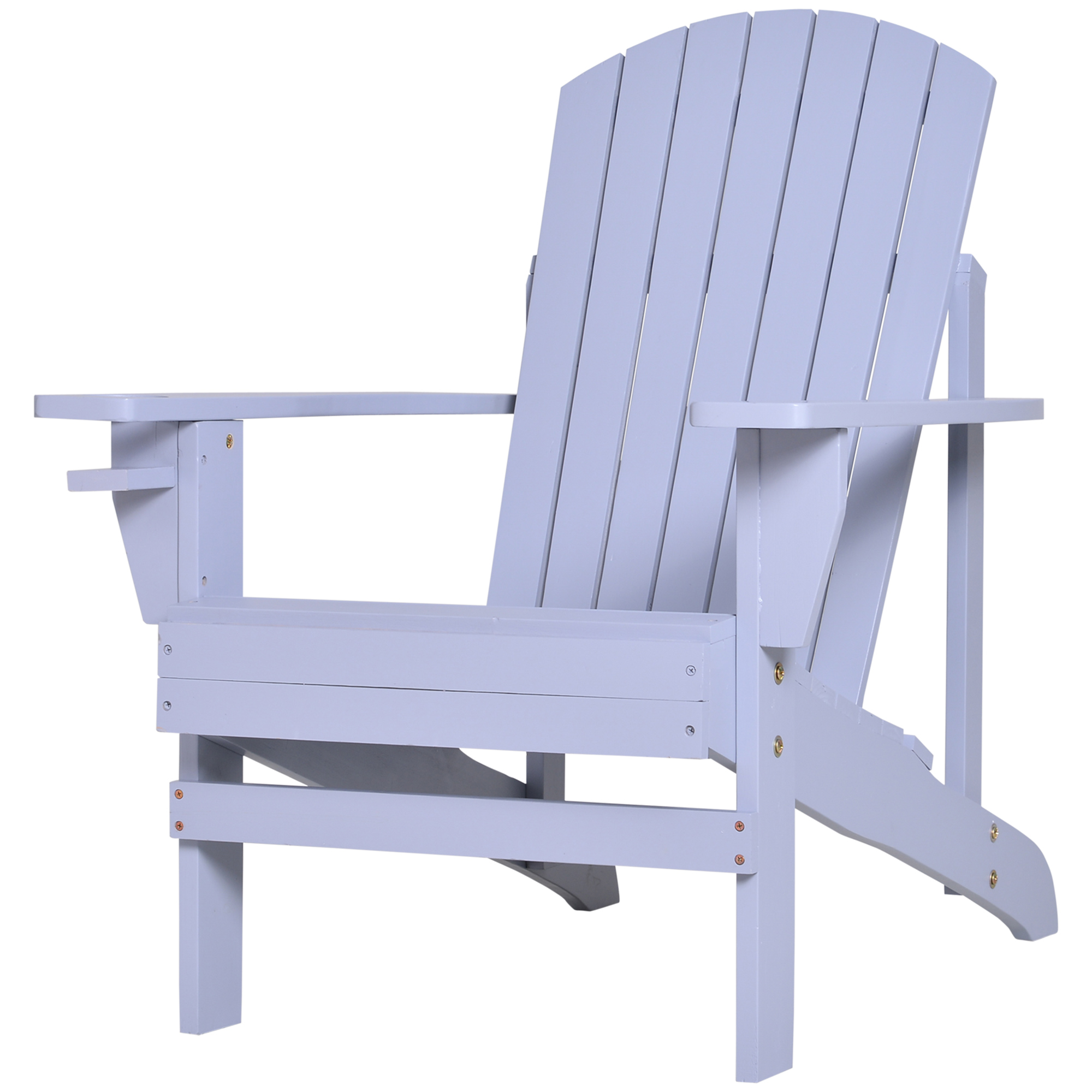 Wooden Outdoor Adirondack Chair with Patio Seating