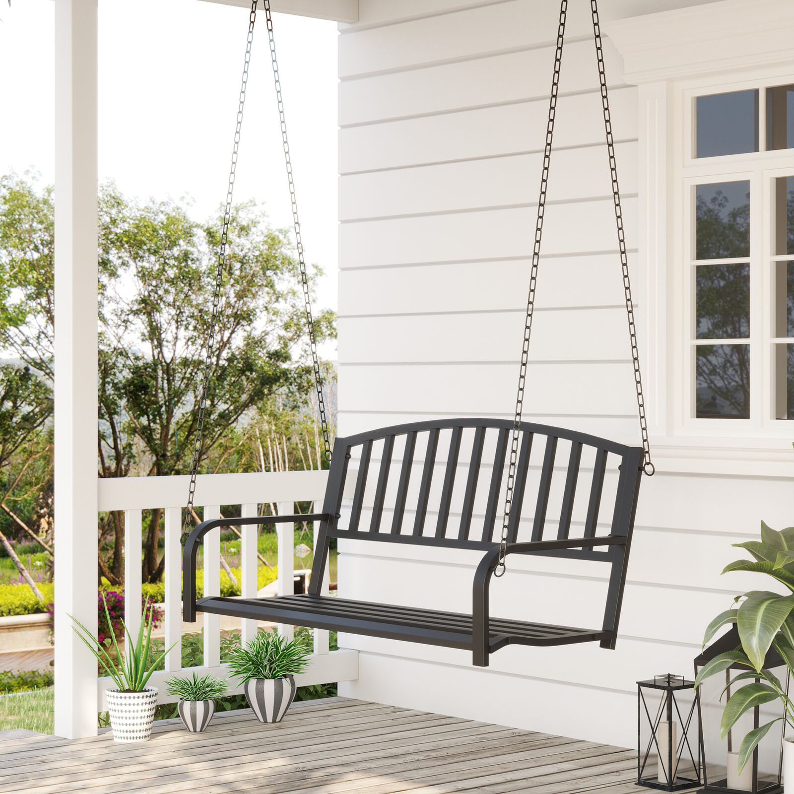 Hanging Swing Chair for Outdoor Patio Deck