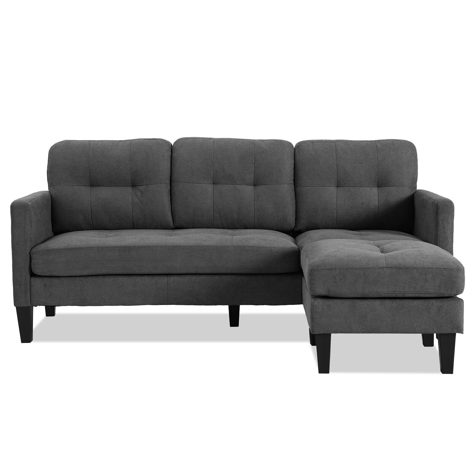 Modern L-Shaped Sectional Sofa Set for Living Room