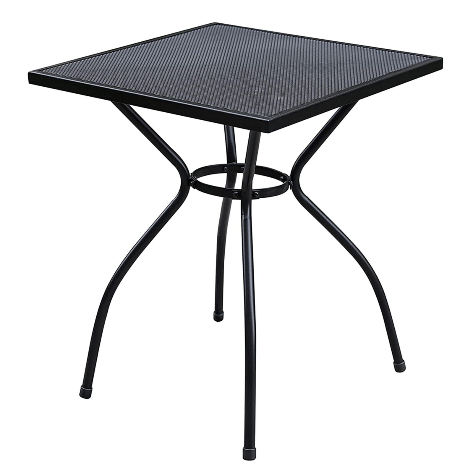 Outdoor Patio Dining Table 4 Person Square Garden Tables Metal Garden Furniture