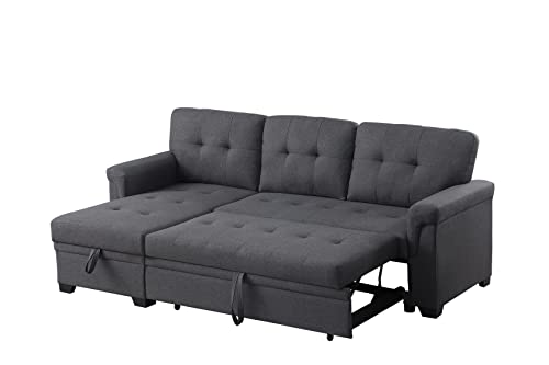 Lilola Home Reversible Sleeper Sectional Sofa with Chaise