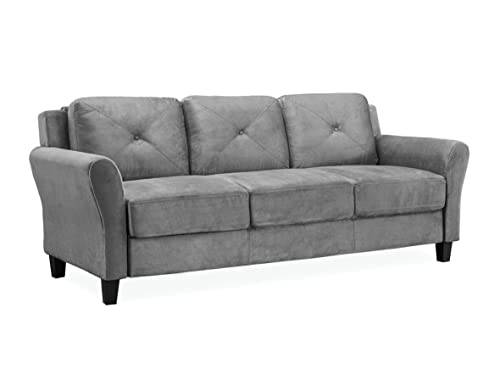 Grey Harrington Sofa by Lifestyle Solutions
