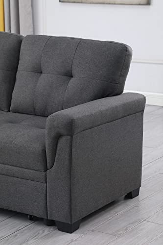 Lilola Home Reversible Sleeper Sectional Sofa with Chaise