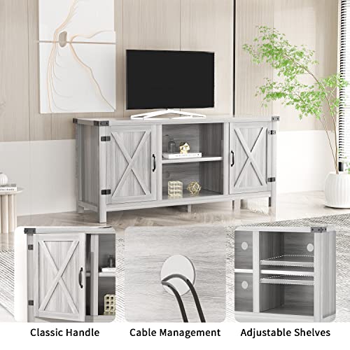 Farmhouse TV Stand for 65 Inch TV