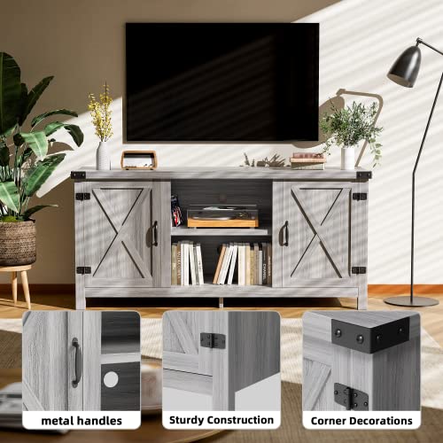 Farmhouse TV Stand for 65 Inch TV