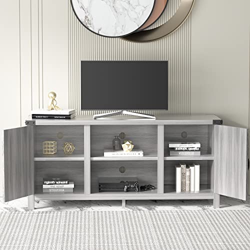 Farmhouse TV Stand for 65 Inch TV