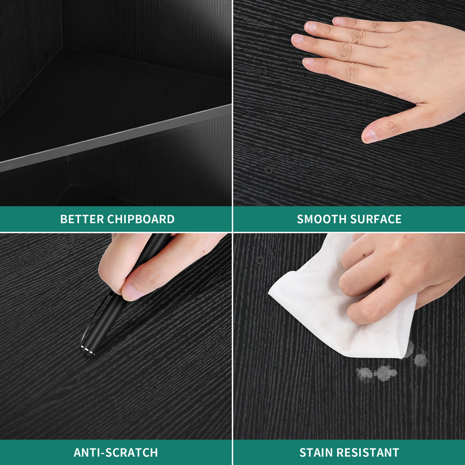 LED Light Corner Shelf with Open Storage