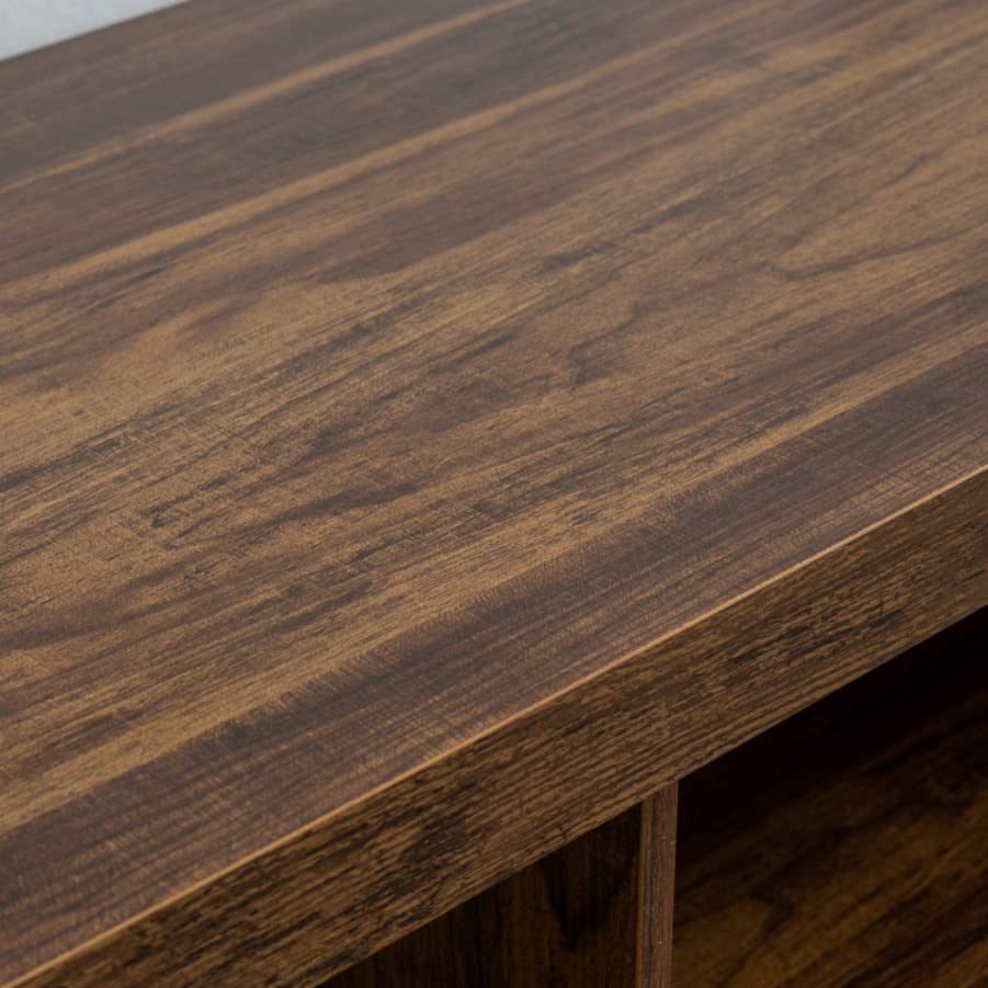 Industrial Rustic Brown TV Stand for 55" TV