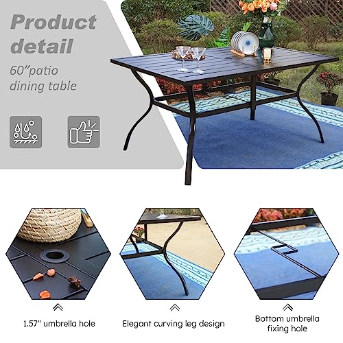 Sophia & William Outdoor Dining Set for 6