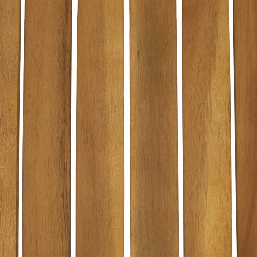 Sunnydaze Carlow 7-Piece Outdoor Dining Set - Blue Stripe