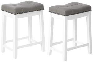 Cambridge Bar Stools, Set of 2, White
