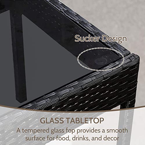 Outdoor Rattan Chair and Sofa Set for Garden