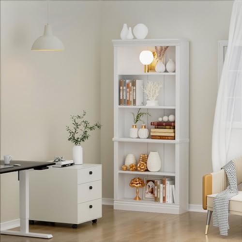 VICTONE Wooden 5-Shelf Bookcase for Home Furniture