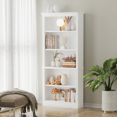 VICTONE Wooden 5-Shelf Bookcase for Home Furniture