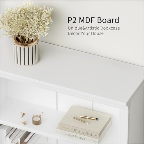 VICTONE Wooden 5-Shelf Bookcase for Home Furniture