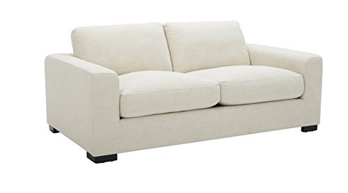 Stone & Beam Westview Love Seats, 76'' Cream