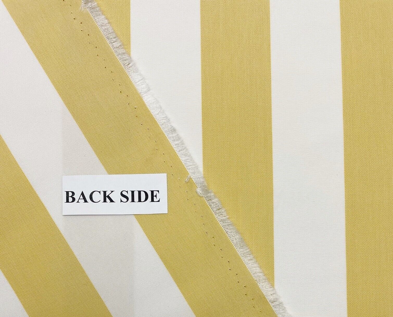 SUNBRELLA CANOPY STRIPE CORNSILK WHITE OUTDOOR FURNITURE FABRIC BY YARD 54"W