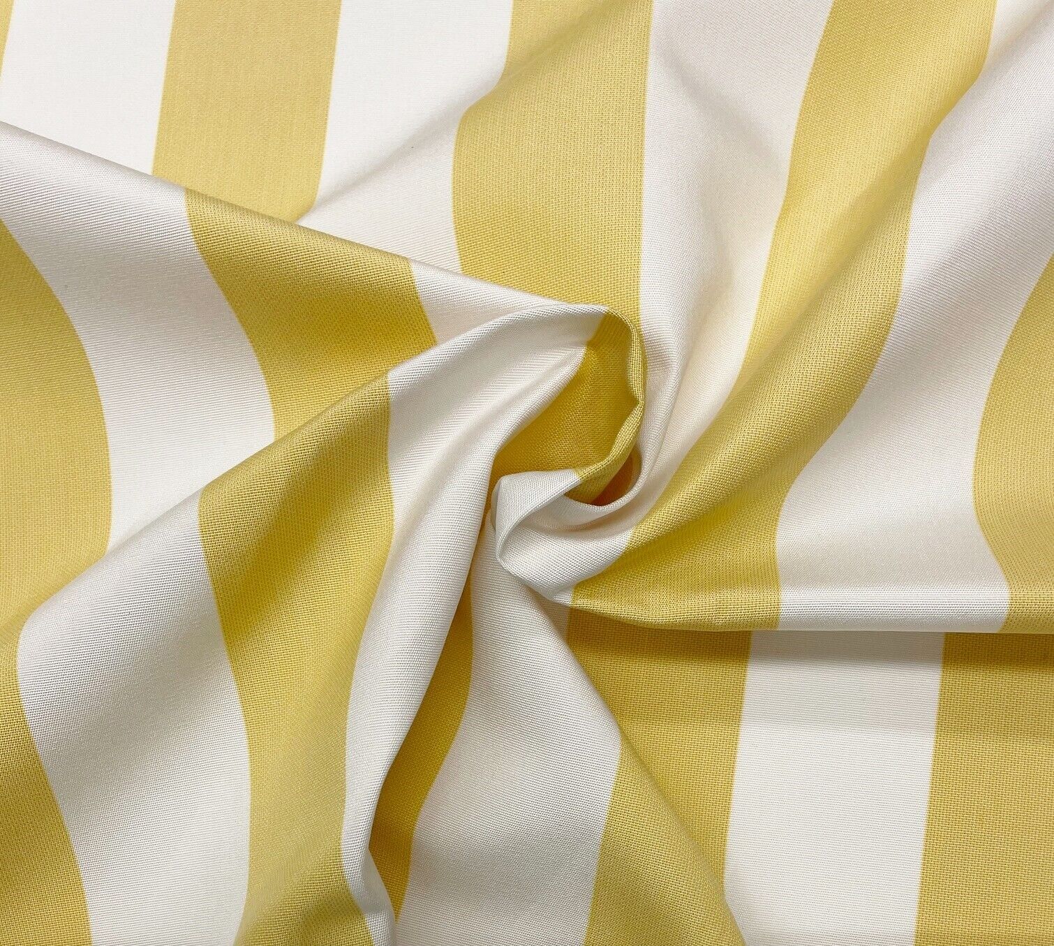 SUNBRELLA CANOPY STRIPE CORNSILK WHITE OUTDOOR FURNITURE FABRIC BY YARD 54"W