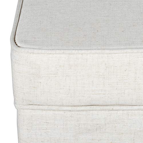 Square Storage Ottoman with Lift-Off Lid