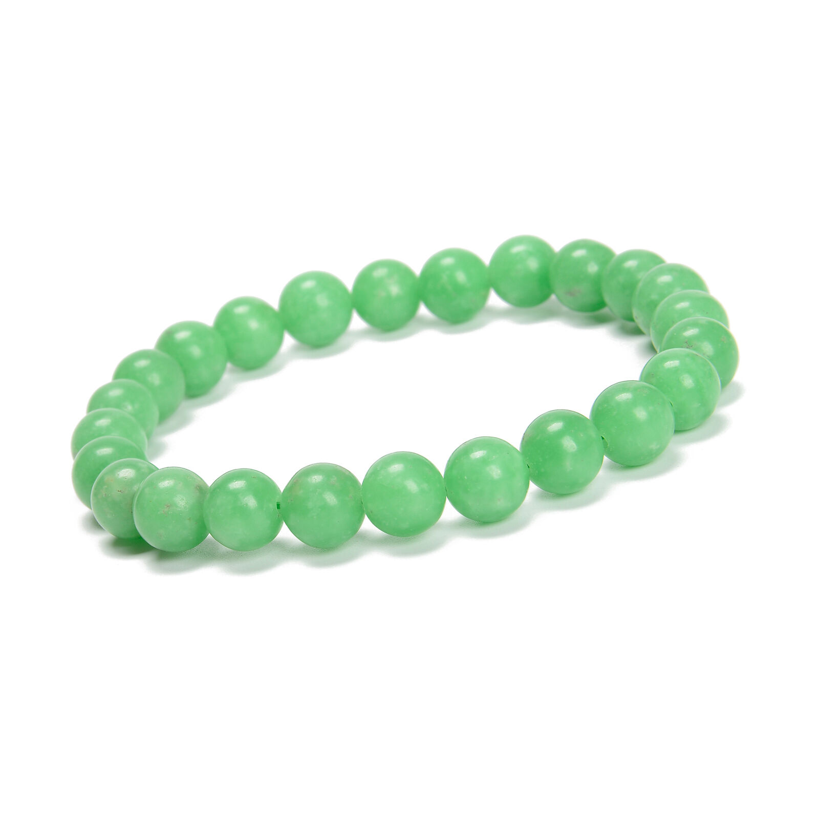 Green Jade Beads Bracelet Set with 3 Sizes