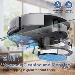 Smart Robot Vacuum and Mop Combo with WiFi