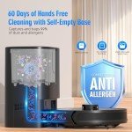 Giomre Self-Emptying Robot Vacuum and Mop Combo