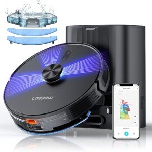 Loorow 3-in-1 Robot Vacuum and Mop Combo