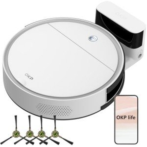 OKP Life K5 Robot Vacuum with 2500Pa Suction
