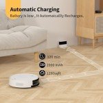 OKP Life K5 Robot Vacuum with 2500Pa Suction