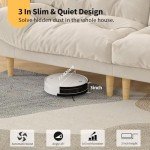 OKP Life K5 Robot Vacuum with 2500Pa Suction