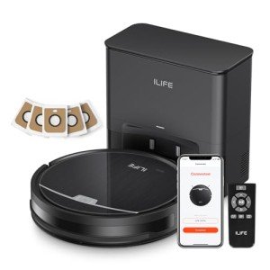 ILIFE V9 Pro Self-Emptying Robot Vacuum and Mop