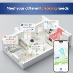 Bagotte Robot Vacuum & Mop with LiDAR Navigation